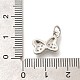 Латунные микропаве прозрачные подвески с фианитом KK-L225-018P-3