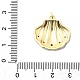 Латунные микро проложить кубического циркония подвески KK-I378-03G-4