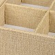 Дерево покрыто мешковины браслет ювелирных часовых дисплеев BDIS-F001-02-3