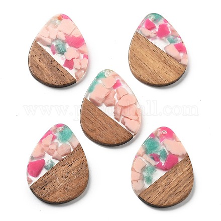 Подвески из смолы и ореха FIND-R051-04G-1