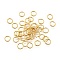 Brass Open Jump Rings, Long-Lasting Plated, Nickel Free, Real 18K Gold Plated, 5.5x0.8mm, Inner Diameter: 3.5mm
