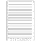 Plastic A4 Straight Line Stencil Template, Spacing Line Scale Measuring Ruler, Rectangle, Clear, 288x199x2.5mm