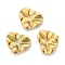 304 Stainless Steel Pendants, Textured, Heart, Golden, 19x23x3mm, Hole: 1.2mm