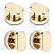 ABS Plastic Drawer Knobs, for Home, Cabinet, Cupboard and Dresser, Gold, 72x74x62mm