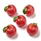 Fruit Opaque Resin Decoden Cabochons, Apple, 23x23.5x21mm