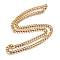 304 Stainless Steel Cuban Link Chain Necklaces, with Lobster Claw Clasps, Golden, 23.4 inch(59.5cm), 7mm