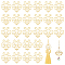 30PCS Alloy Pendant, Golden, Bees, 63x56x2mm
