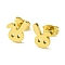 Cute Little Animal Theme 304 Stainless Steel Stud Earrings, Rabbit, 9x8mm