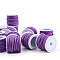 Faux Suede Cord, Faux Suede Lace, Dark Orchid, 3x1.5mm, about 5.46 yards(5m)/roll, 25rolls/bag