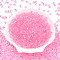 3/0 Baking Paint Glass Fringe Seed Beads, Teardrop, Hot Pink, 5x4~4.5x3.5~4mm, Hole: 1mm, about 4500pcs/pound