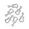 Tarnish Resistant 201 Stainless Steel Charms, Cut-Out, Guitar, Stainless Steel Color, 14x6x0.6~0.8mm, Hole: 1.4mm