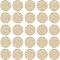 SUPERFINDINGS 50Pcs Brass Flat Round Charms 18K Gold Plated Blank Stamping Tag Pendants Textured Flat Coin Charms for DIY Bracelets Necklaces Jewelry Making, Hole: 1mm