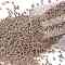 TOHO Round Seed Beads, Japanese Seed Beads, (PF552) Permafinish Opaque Galvanized Sweet Blush, 15/0, 1.5mm, Hole: 0.6mm, about 3000pcs/10g
