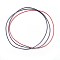 Waxed Polyester Cord Necklace Making, with 304 Stainless Steel Clasps, Mixed Color, 19.84 inch(50.4cm), 2mm
