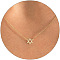 Brass Pendant Necklaces for Women, Golden, Star of David, 17.72 inch(45cm)