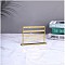 Four Layers Iron Earrings Storage Rack, Rectangle Jewelry Display Holders, Golden, 17x3.1x11.5cm