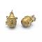 Brass Prayer Box Pendants, Lead Free & Cadmium Free & Nickel Free, Raw(Unplated), 21x14.5x11mm, Hole: 4x6mm, Inner: 8mm