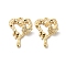 Brass Micro Pave Cubic Zirconia Pendants, Cadmium Free & Nickel Free & Lead Free, Heart, Real 18K Gold Plated, 20x14x3mm, Hole: 1.6mm