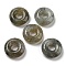 Natural Labradorite Pendants, Donut/Pi Disc Charms, 18x5~6mm, Hole: 4~5mm