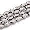 Electroplate Glass Beads Strands, Fish, Silver Plated, 15x8.2x5.3mm, Hole: 0.9mm, about 50pcs/strand, 26.77~27.17''(68~69cm)