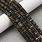 Natural Biotite Jade Beads Strands, Rondelle, 6x2mm, Hole: 0.8mm, about 166~168pcs/strand, 15.16~15.35 inch(38.5~39cm)