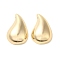 Brass Pendants, Cadmium Free & Nickel Free & Lead Free, Teardrop, Real 18K Gold Plated, 23.5x15.5x6.5mm, Hole: 1.3x2.7mm