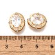 Латунные стеклянные бусины KK-M318-36G-02-3