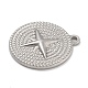 Подвески из нержавеющей стали 304 с защитой от потускнения STAS-D197-15P-2
