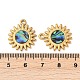 Подвески из натуральной ракушки пауа из нержавеющей стали 304 STAS-L288-16G-01-3