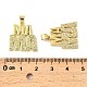 Латунные микро проложить кубического циркония подвески KK-M324-02I-G-3