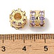 Латунные стеклянные бусины KK-B098-03G-03-2
