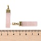 Природного розового кварца подвески KK-R214-01G-3
