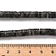 Натуральные нити бус из ларвикита G-G175-N19-01-5