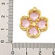 Стеклянные подвески из латуни с покрытием стойки KK-U035-13G-3