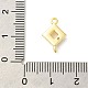 Латунь с покрытием из прозрачного кубического циркония KK-S396-06F-3