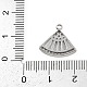 Латунные микро проложить кубического циркония подвески KK-S339-07P-3