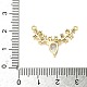 Латунные микро проложить кубического циркония подвески KK-K293-51G-3