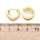 Латунные серьги обруча EJEW-Q015-21C-G-5