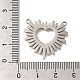 Подвески из нержавеющей стали 201 с защитой от потускнения STAS-B076-01P-04-3