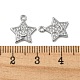 Латунные микропаве прозрачные кубические циркониевые подвески KK-H460-17P-3