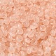 Стеклянные бусины прозрачных цветов SEED-P007-01A-01-3