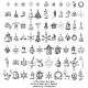 Подвески из сплава в тибетском стиле FIND-YW0003-37-3