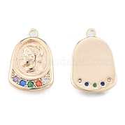 Латунные подвески из микро-паве KK-N216-578LG