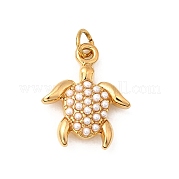 Подвески из искусственного жемчуга ABS из нержавеющей стали 304 STAS-B097-07G-06