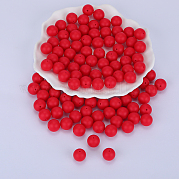 Круглые силиконовые фокусные бусины SI-JX0046A-126