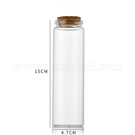 Стеклянная бутылка CON-WH0085-73H-1