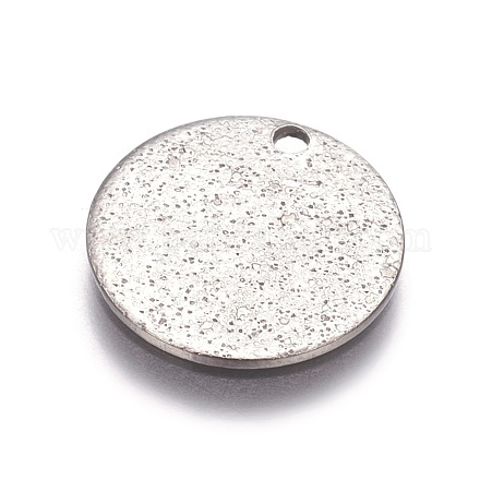Подвески из текстурированной нержавеющей стали 304 STAS-I098-01-15mm-P-1