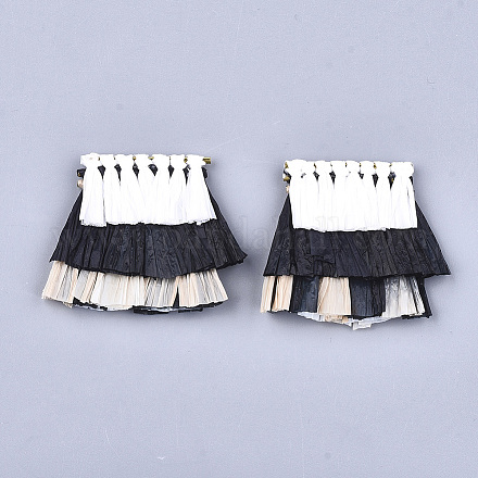 Подвеска из рафии с кисточкой FIND-T023-17-1