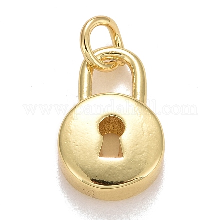 Подвески из латуни с покрытием из настоящего 18-каратного золота KK-E275-05G-1