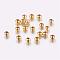 Brass Spacer Beads, Seamless, Round, Golden, 3mm, Hole: 1~1.2mm